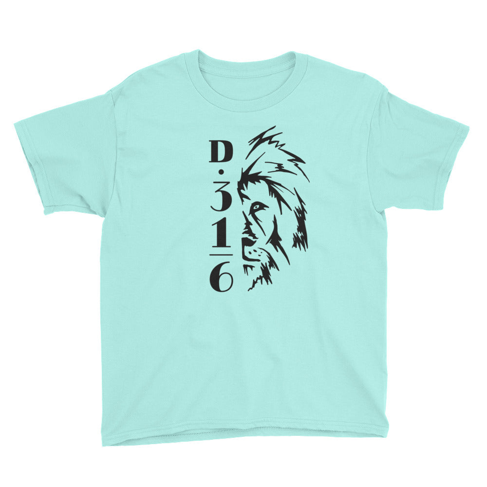 Deuteronomy 31:6 Youth Short Sleeve T-Shirt
