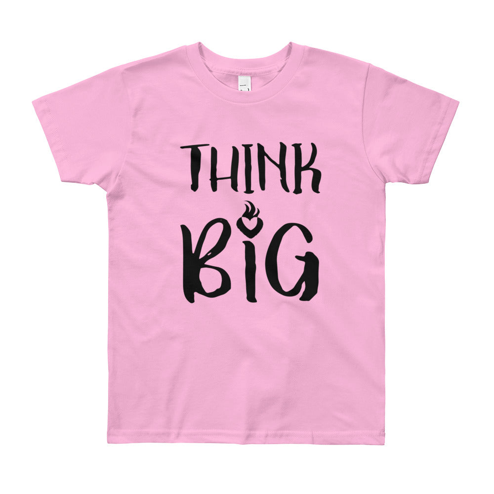 Think big Youth Short Sleeve T-Shirt