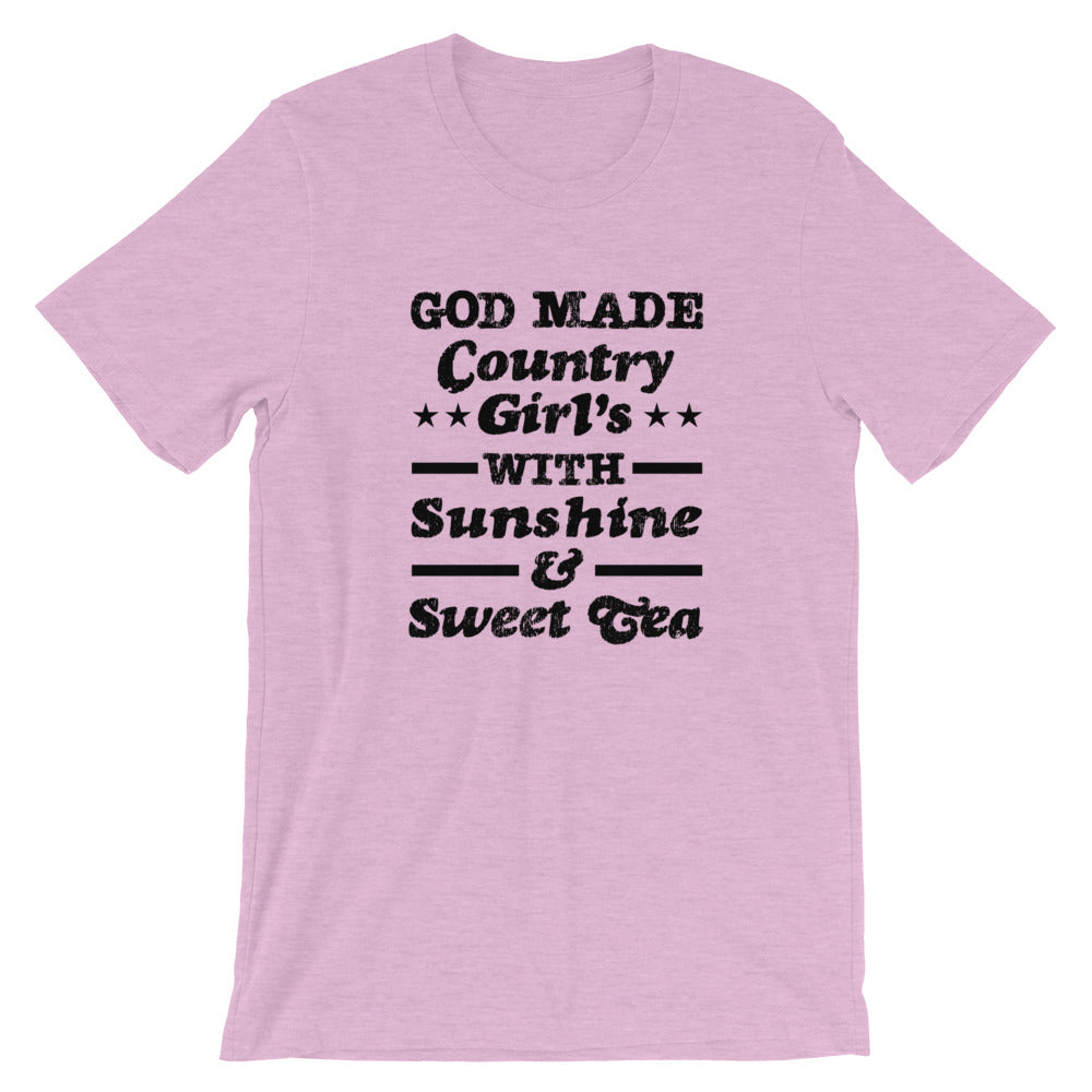 God made Country Girls Unisex T-Shirt