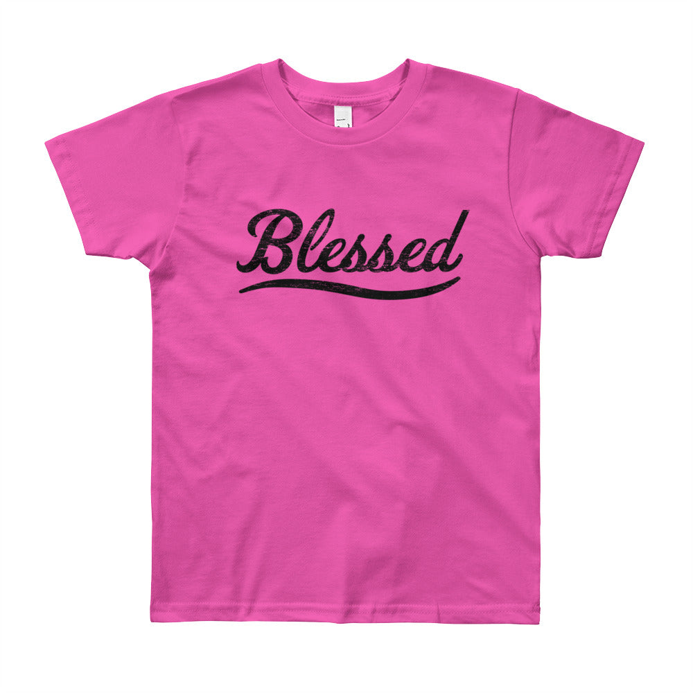 Vintage Blessed Youth Short Sleeve T-Shirt