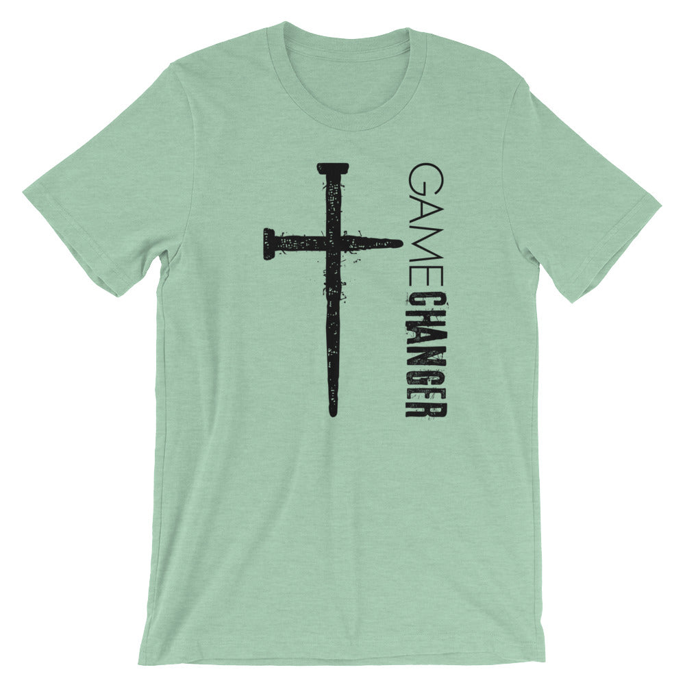 Game Changer Unisex Short Sleeve Jersey T-Shirt with Tear Away Label