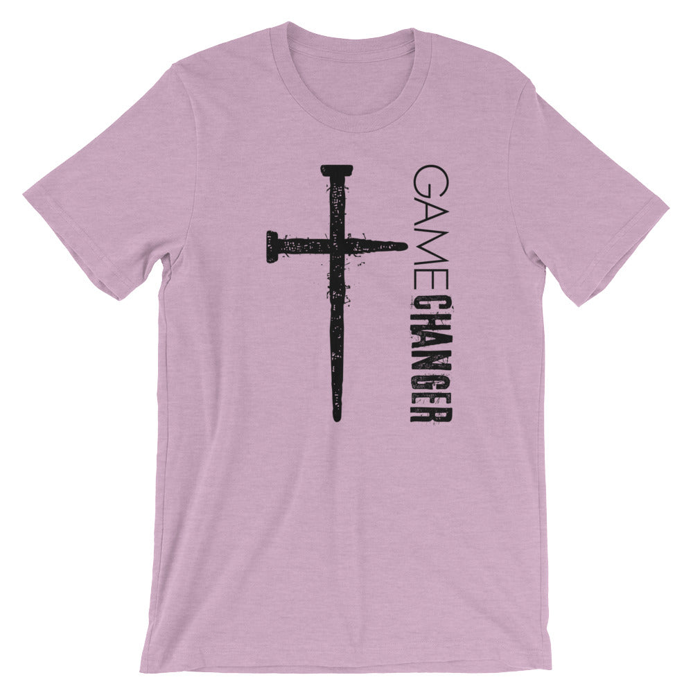 Game Changer Unisex Short Sleeve Jersey T-Shirt with Tear Away Label