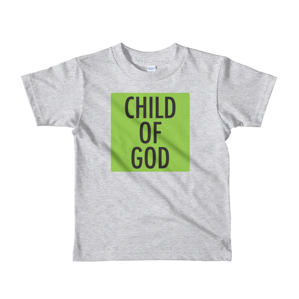 Child of God in Lime Toddler Tee