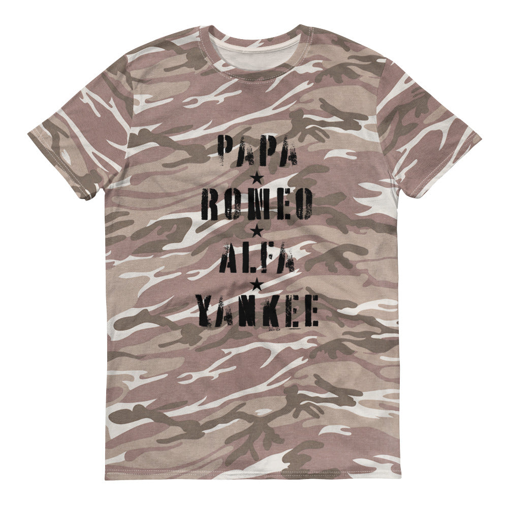 P.R.A.Y. camouflage t-shirt