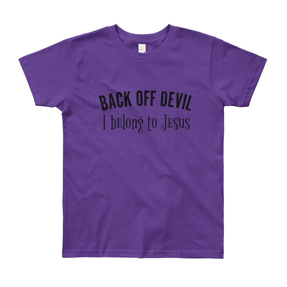 Back off Devil Youth Short Sleeve T-Shirt