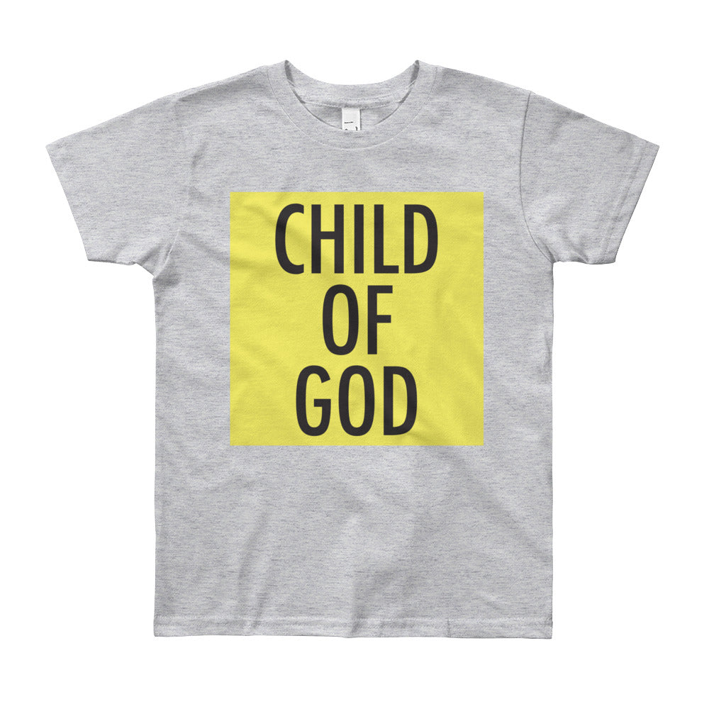 Child of God in Yellow Youth Tee