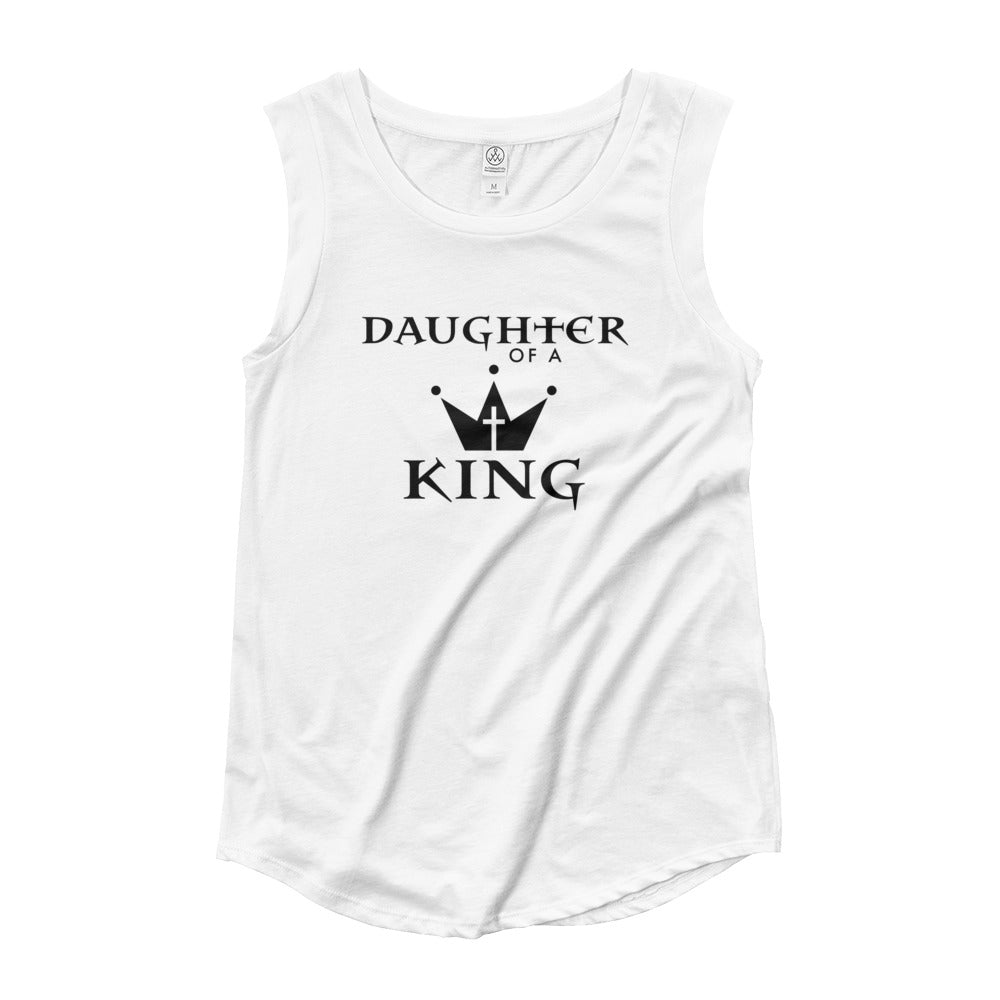 Daughter Of A King Ladies’ Cap Sleeve T-Shirt