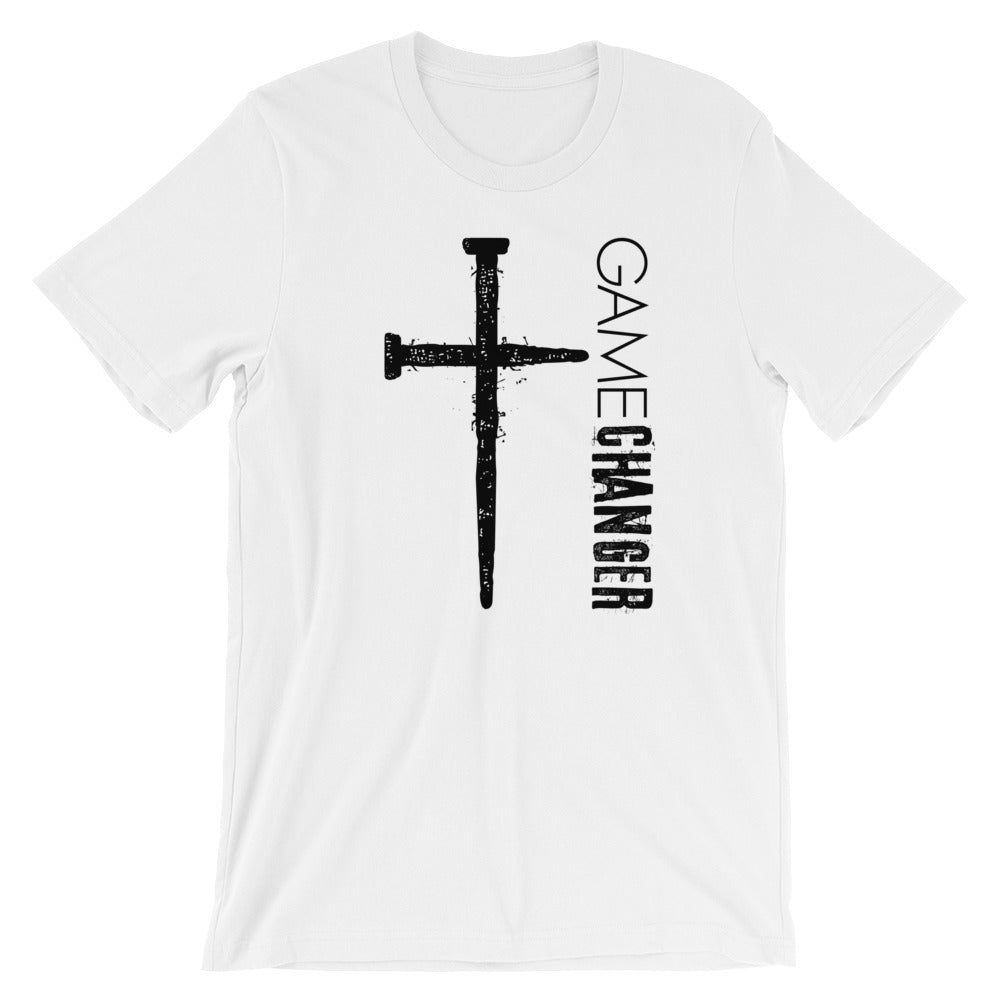 Game Changer Unisex Short Sleeve Jersey T-Shirt with Tear Away Label