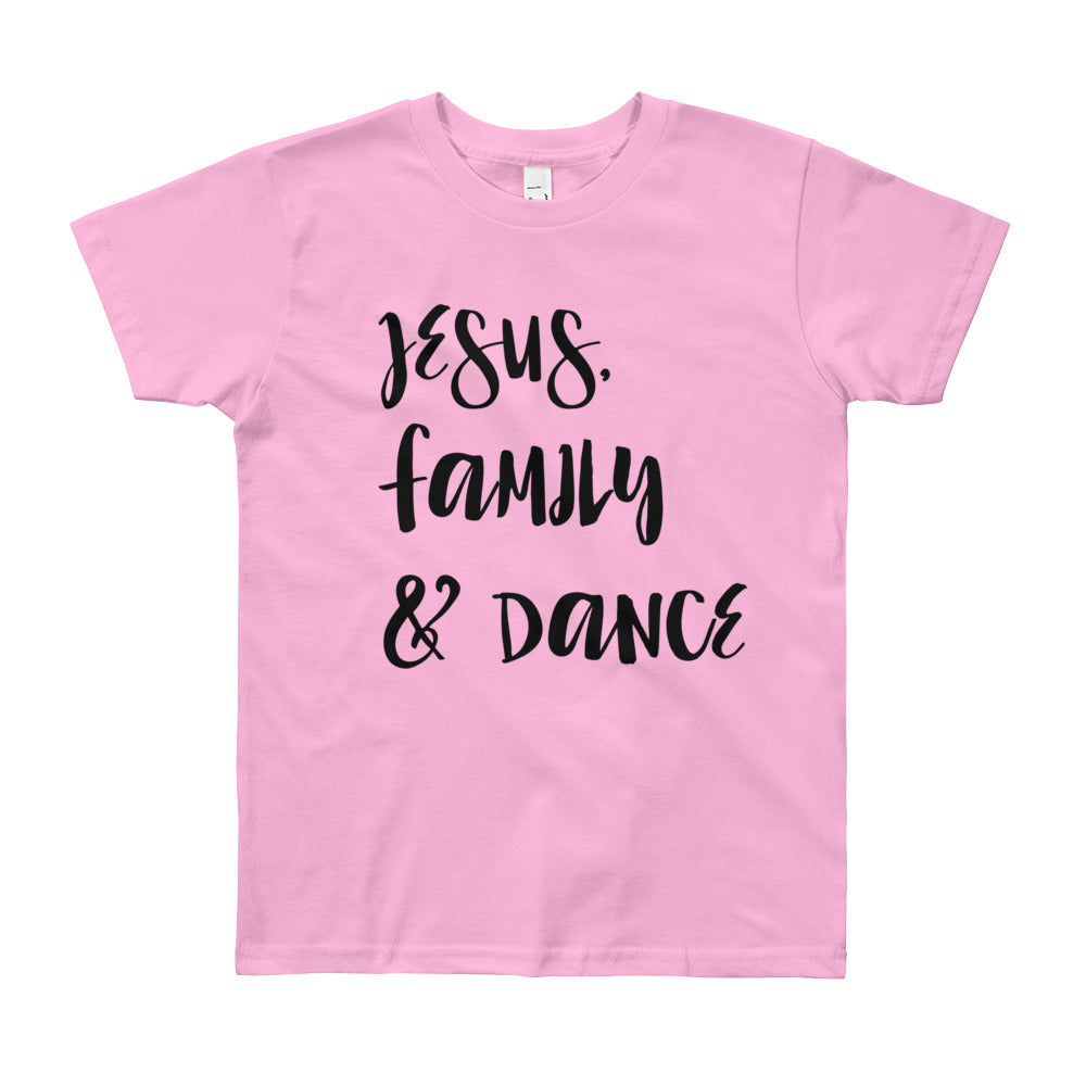 JESUS Family and Dance Youth Short Sleeve T-Shirt
