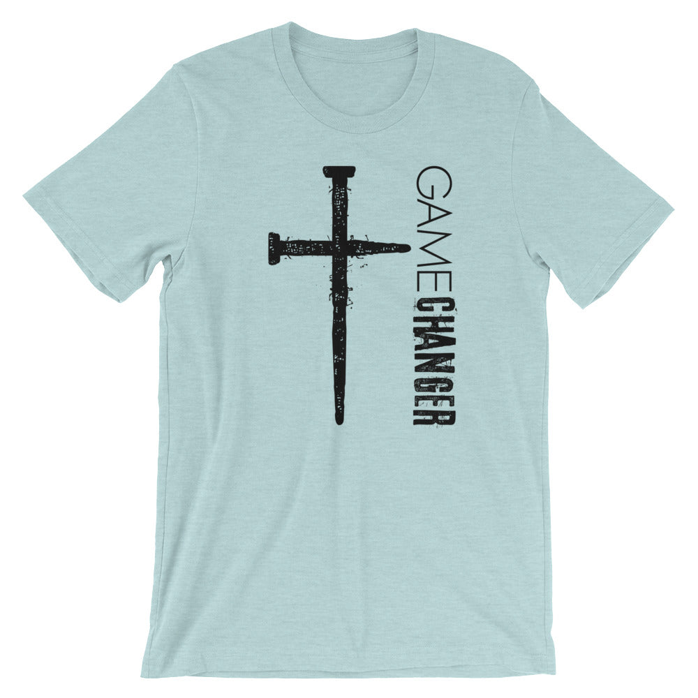 Game Changer Unisex Short Sleeve Jersey T-Shirt with Tear Away Label