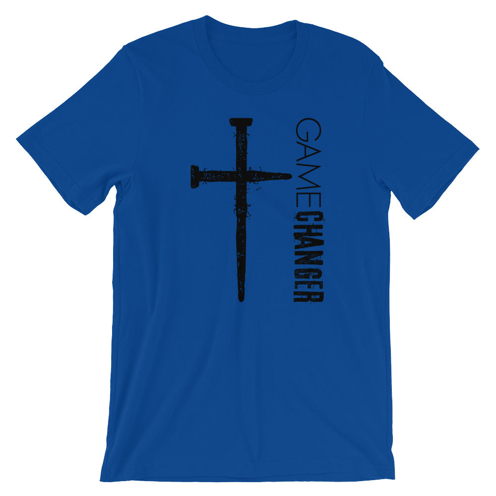 Game Changer Unisex Short Sleeve Jersey T-Shirt with Tear Away Label