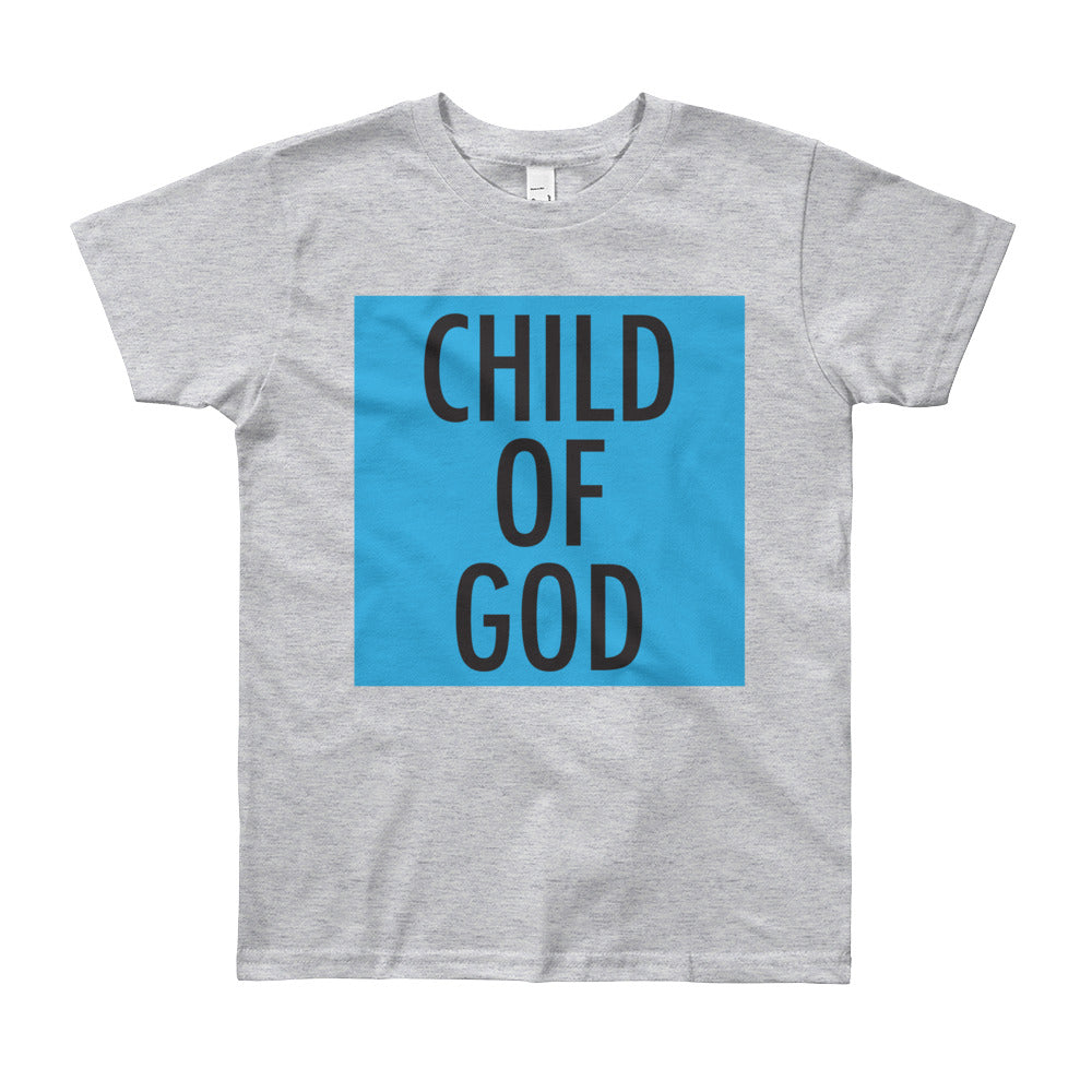 Child of God in Blue Youth Tee