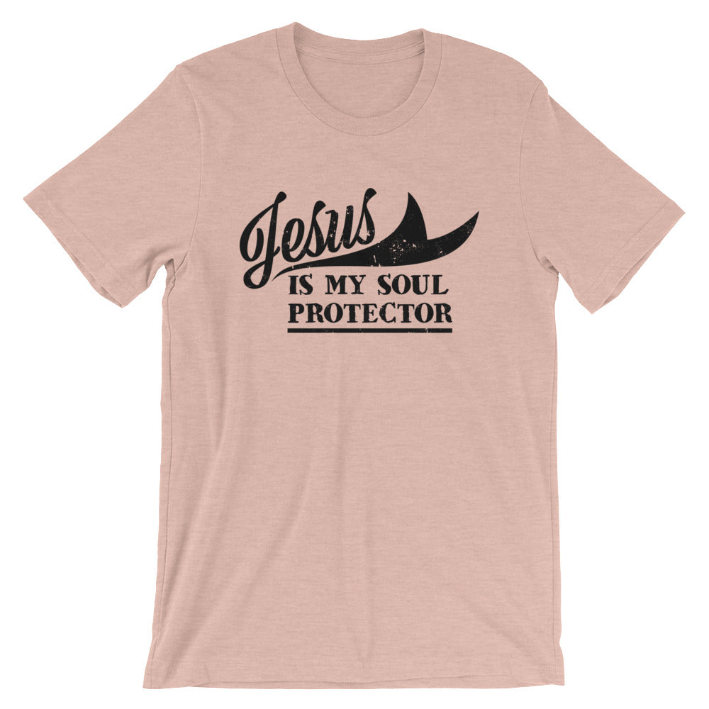 Soul Protector Unisex Short Sleeve Jersey T-Shirt with Tear Away Label