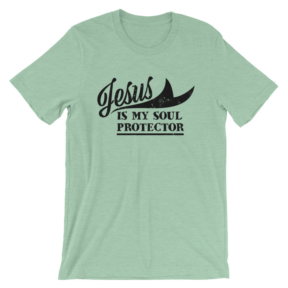 Soul Protector Unisex Short Sleeve Jersey T-Shirt with Tear Away Label