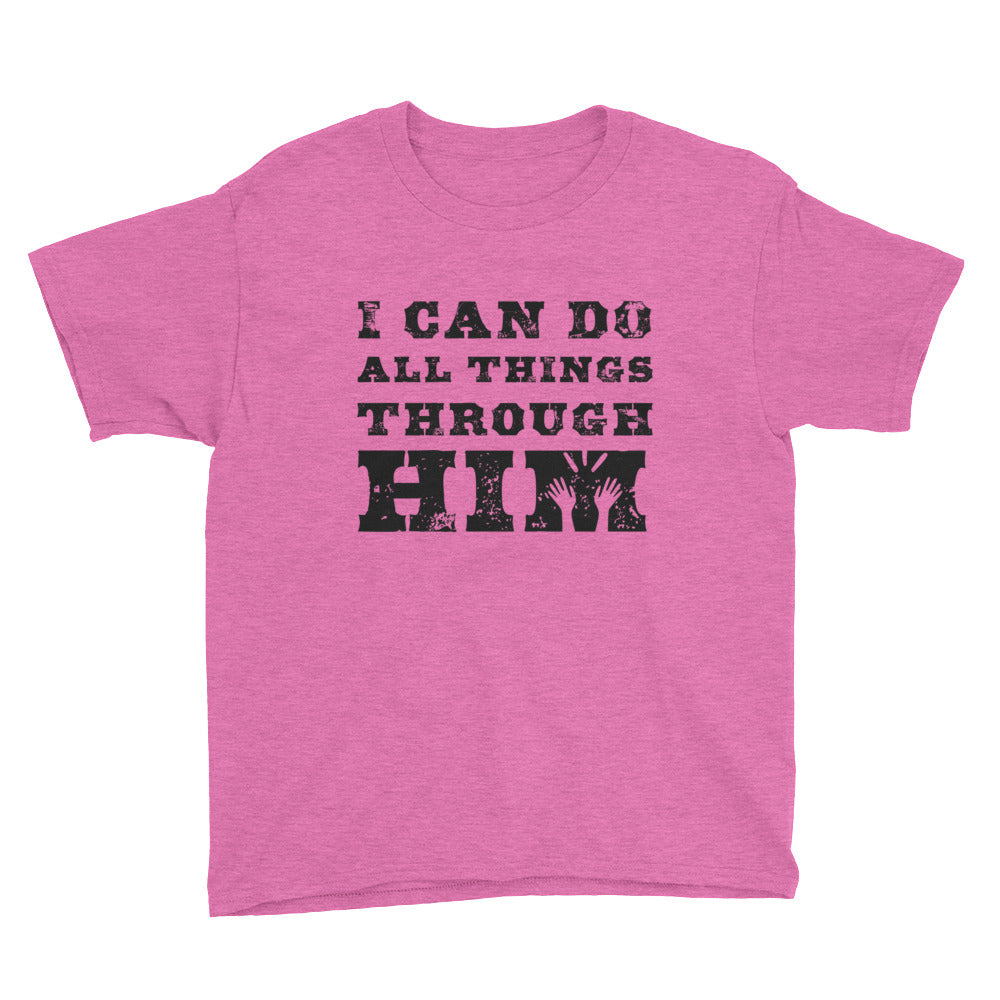 Through HIM Youth Short Sleeve T-Shirt