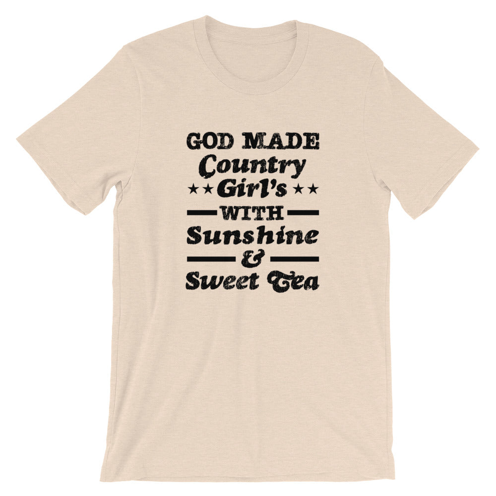 God made Country Girls Unisex T-Shirt