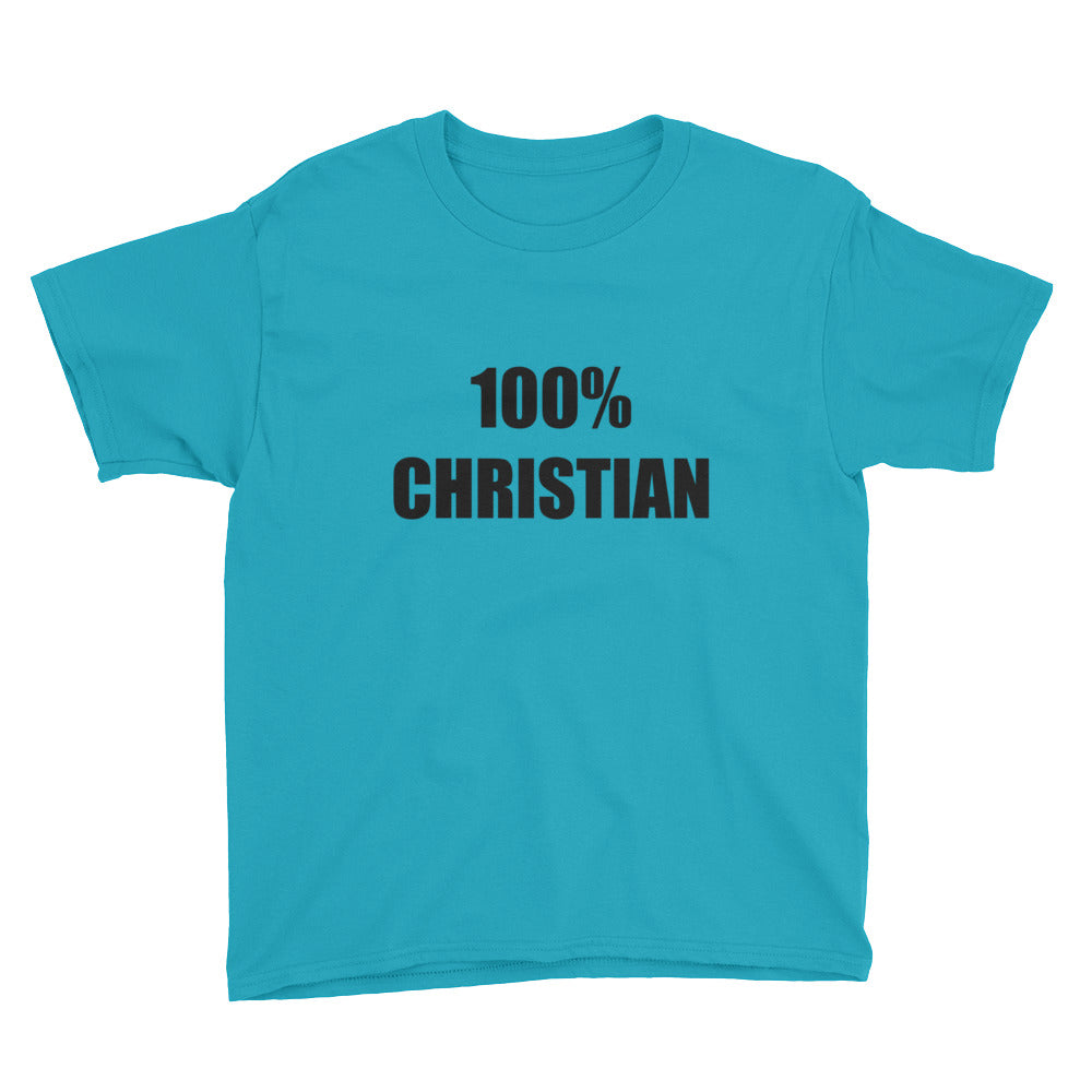 100% Christian Youth Lightweight Fashion T-Shirt