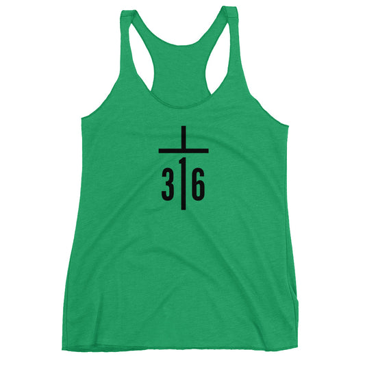 3:16 Women's Racerback Tank