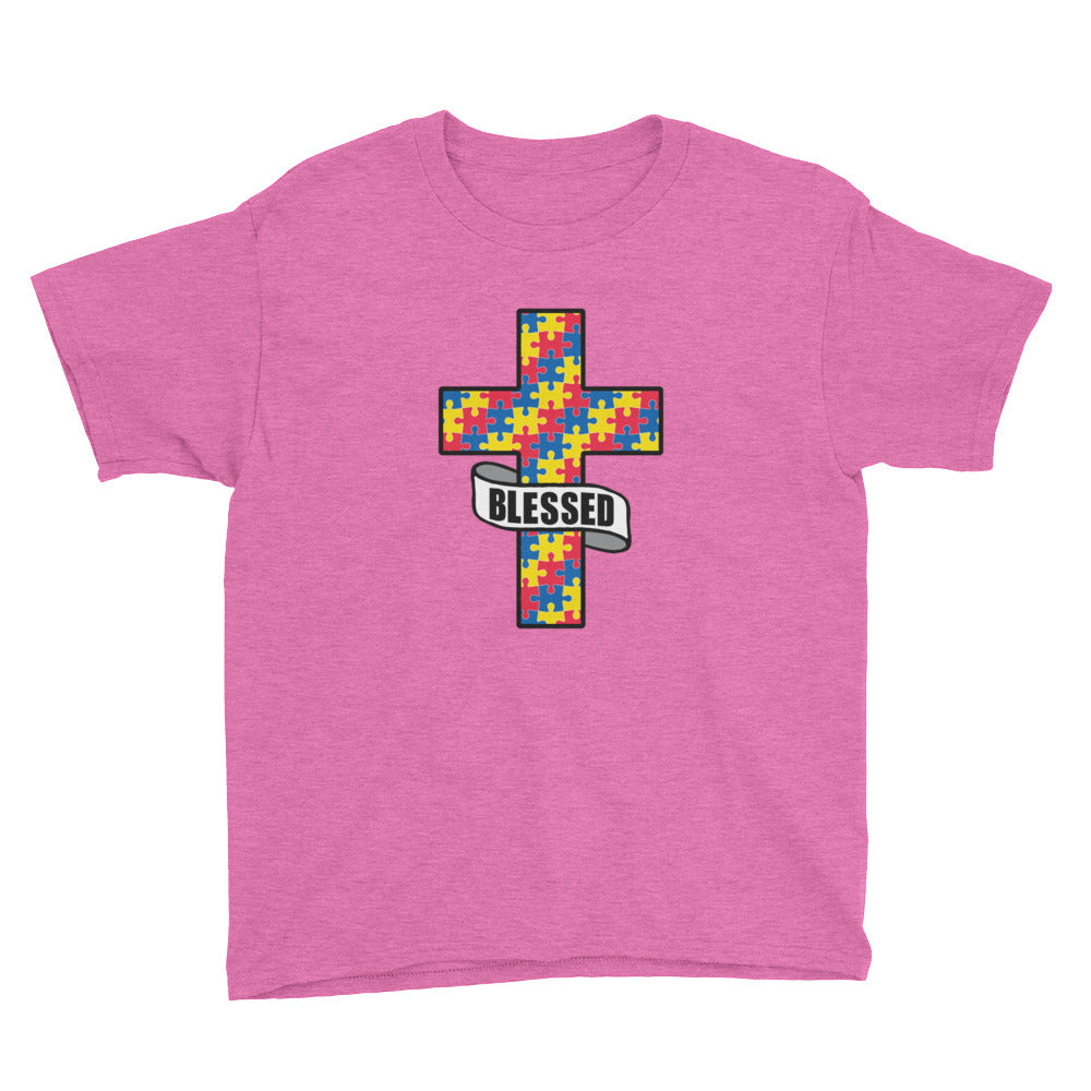 Blessed Autism - Youth Short Sleeve T-Shirt