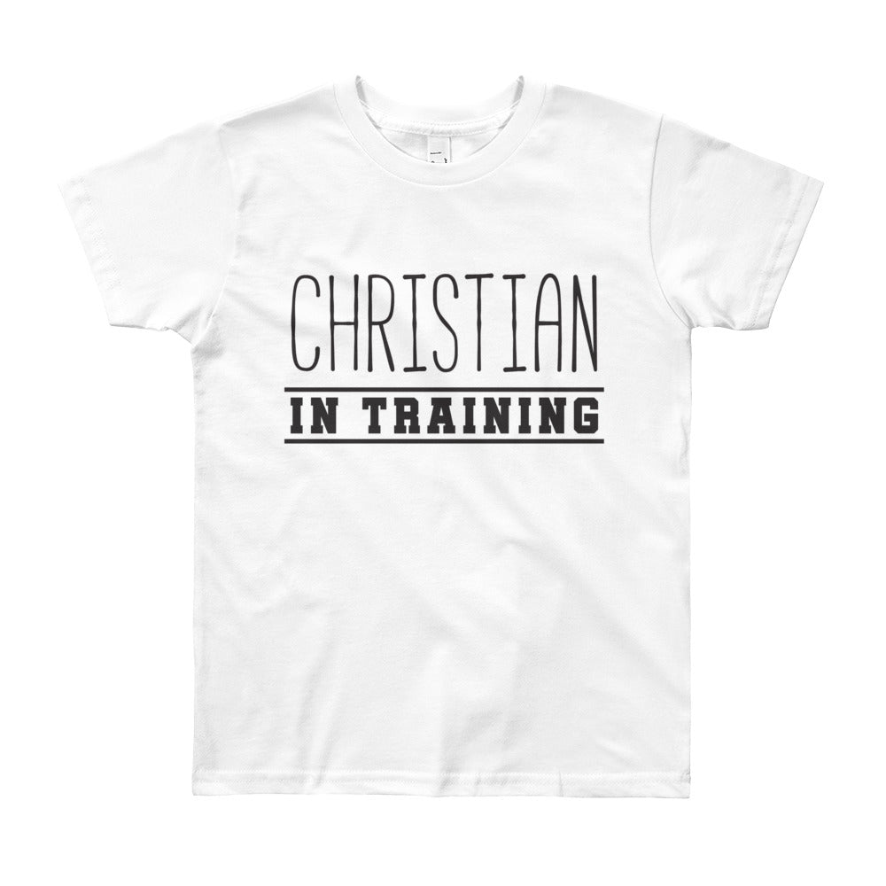 Christian in Training Youth Short Sleeve T-Shirt
