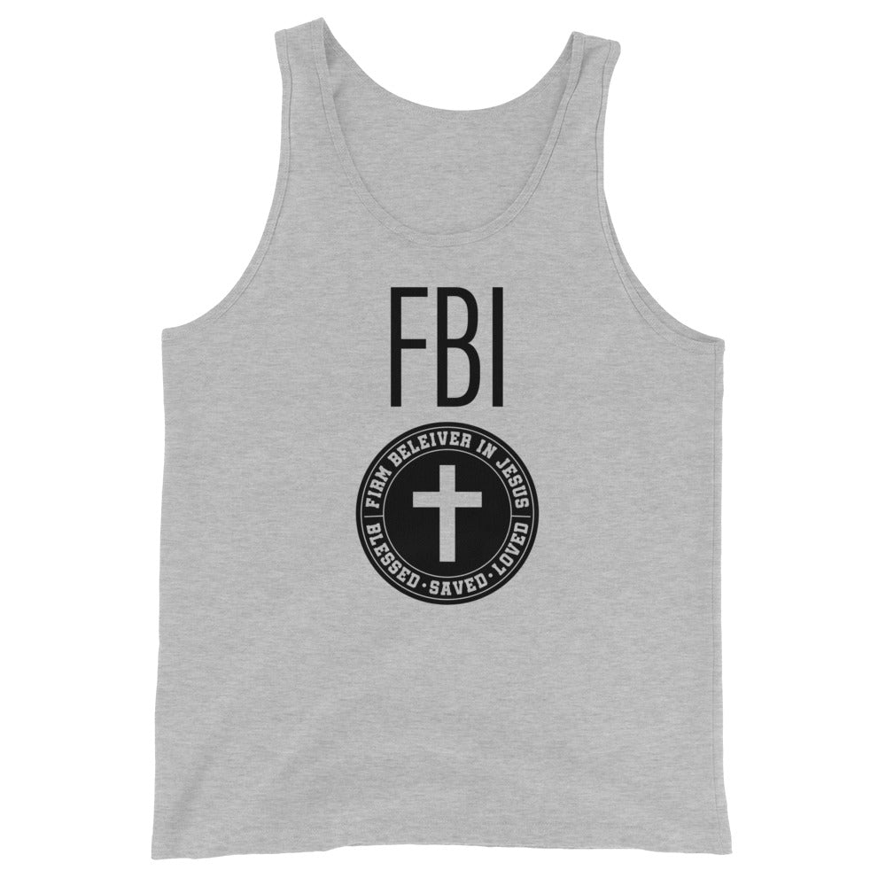 Firm Believer in Christ FBI Unisex Tank Top
