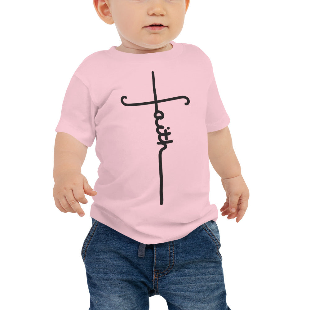 Faith Cross Baby Short Sleeve Tee