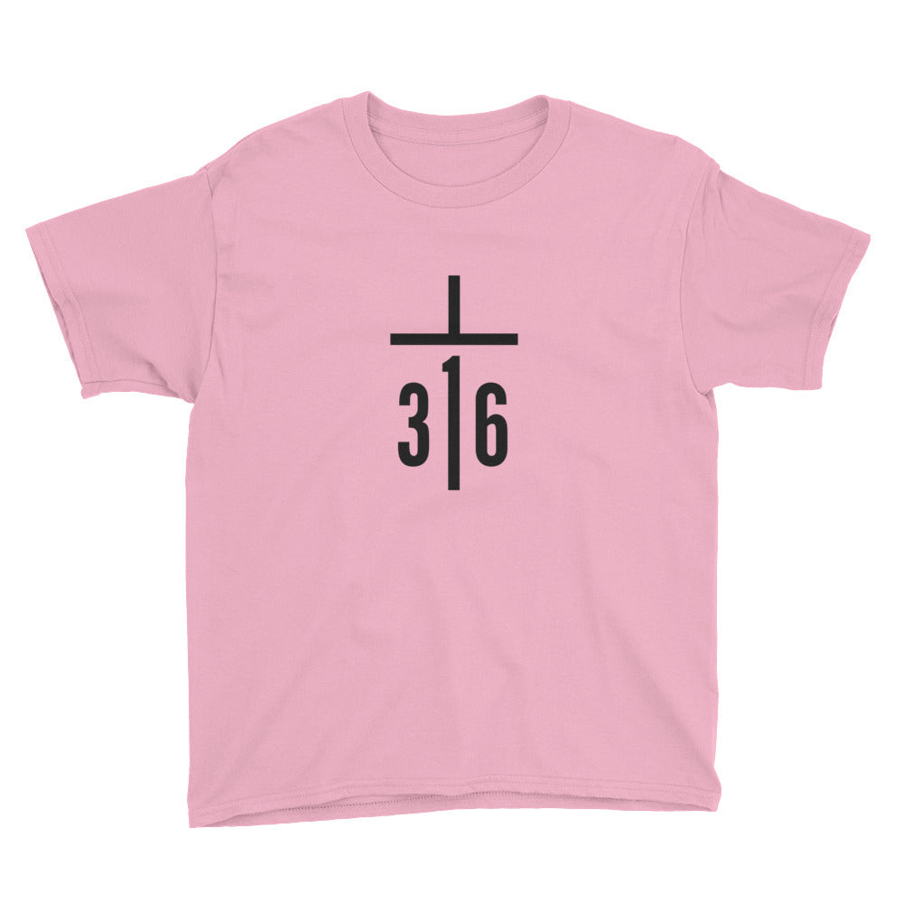John 3:16 Youth Short Sleeve T-Shirt