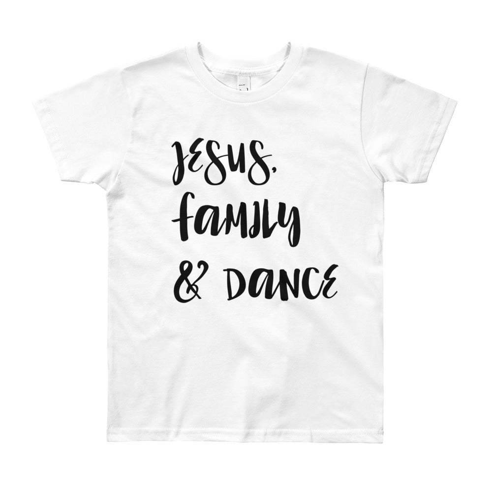 JESUS Family and Dance Youth Short Sleeve T-Shirt
