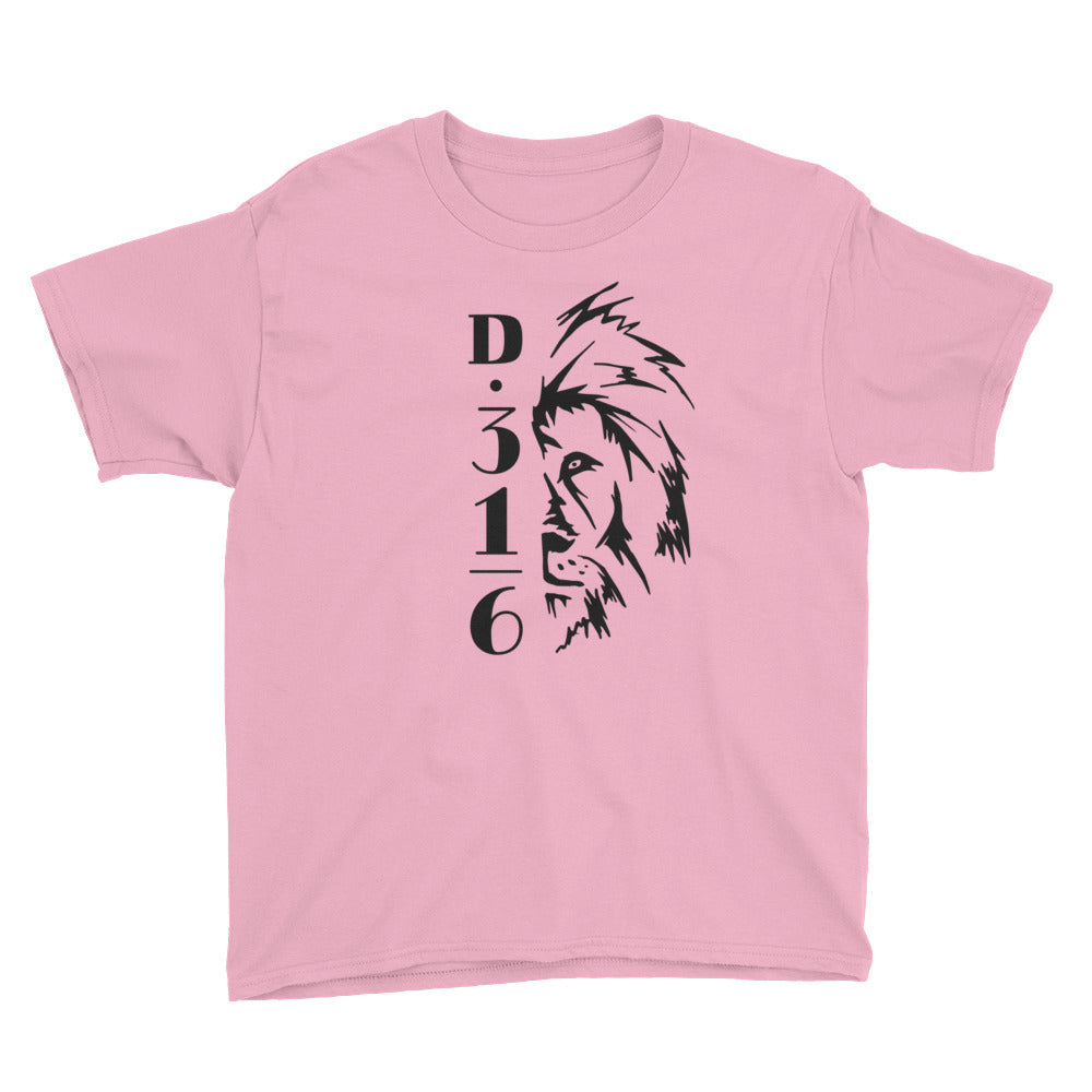 Deuteronomy 31:6 Youth Short Sleeve T-Shirt