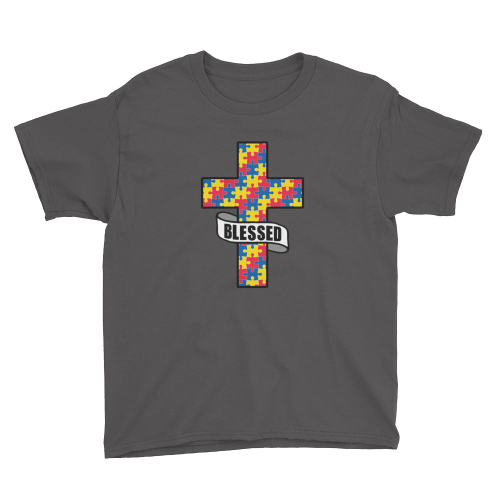 Blessed Autism - Youth Short Sleeve T-Shirt