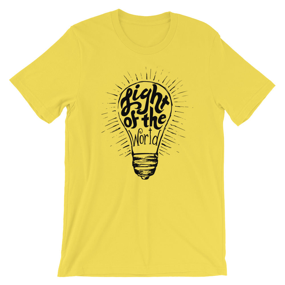 Light of the World Unisex Short Sleeve Jersey T-Shirt with Tear Away Label