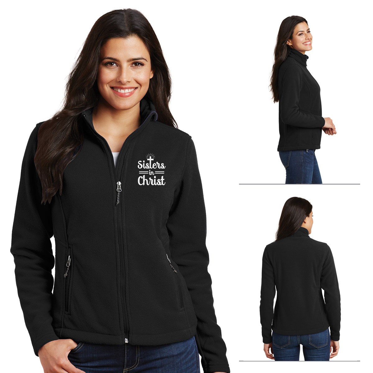 Sisters In Christ Ladies Microfleece Jacket