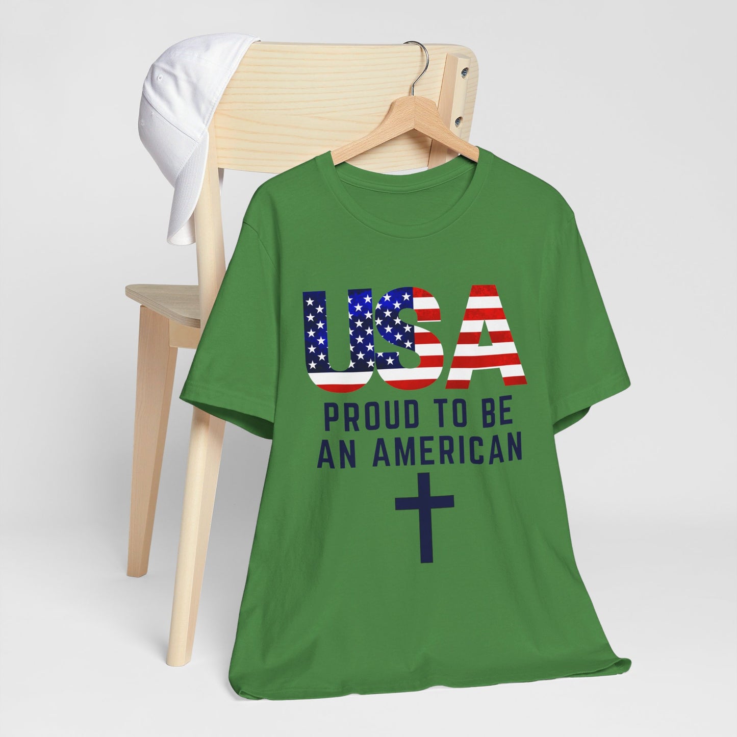 Proud to Be an American Unisex Jersey Short Sleeve Tee