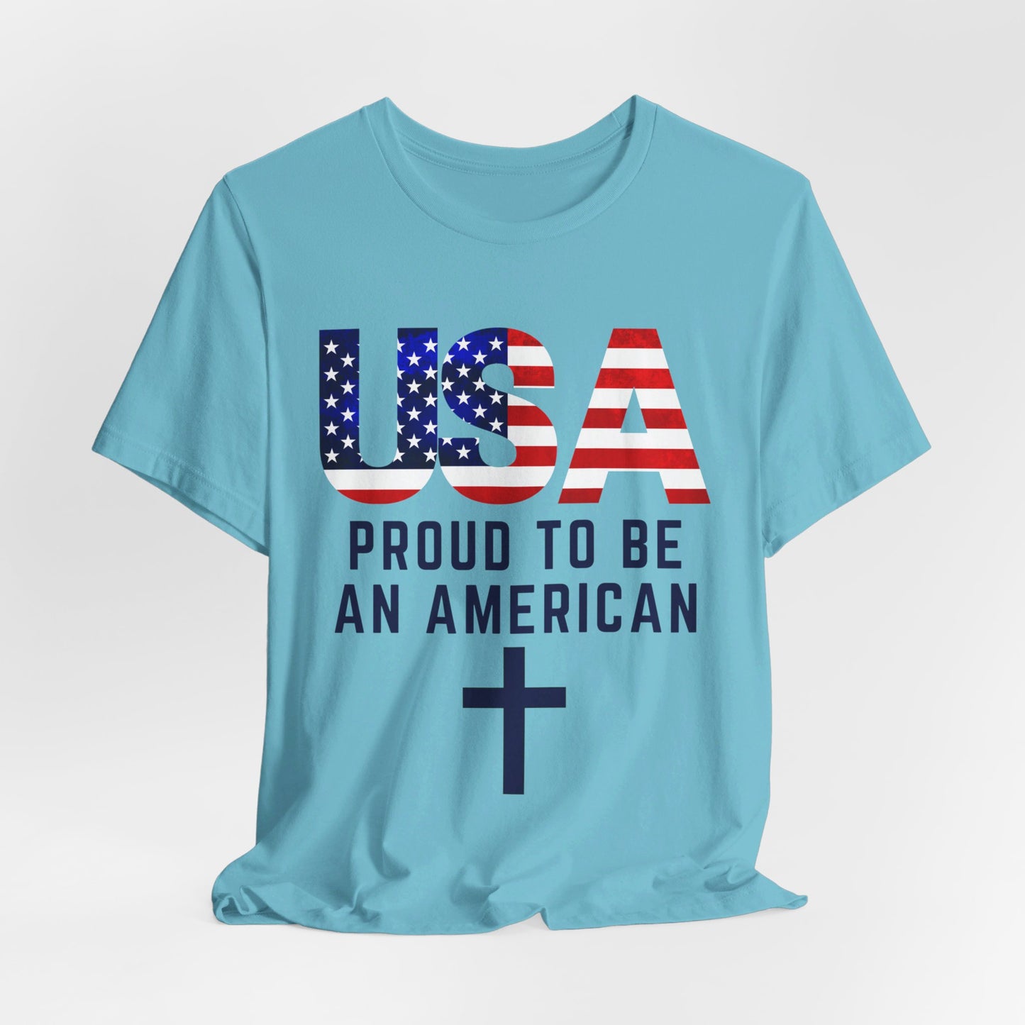 Proud to Be an American Unisex Jersey Short Sleeve Tee