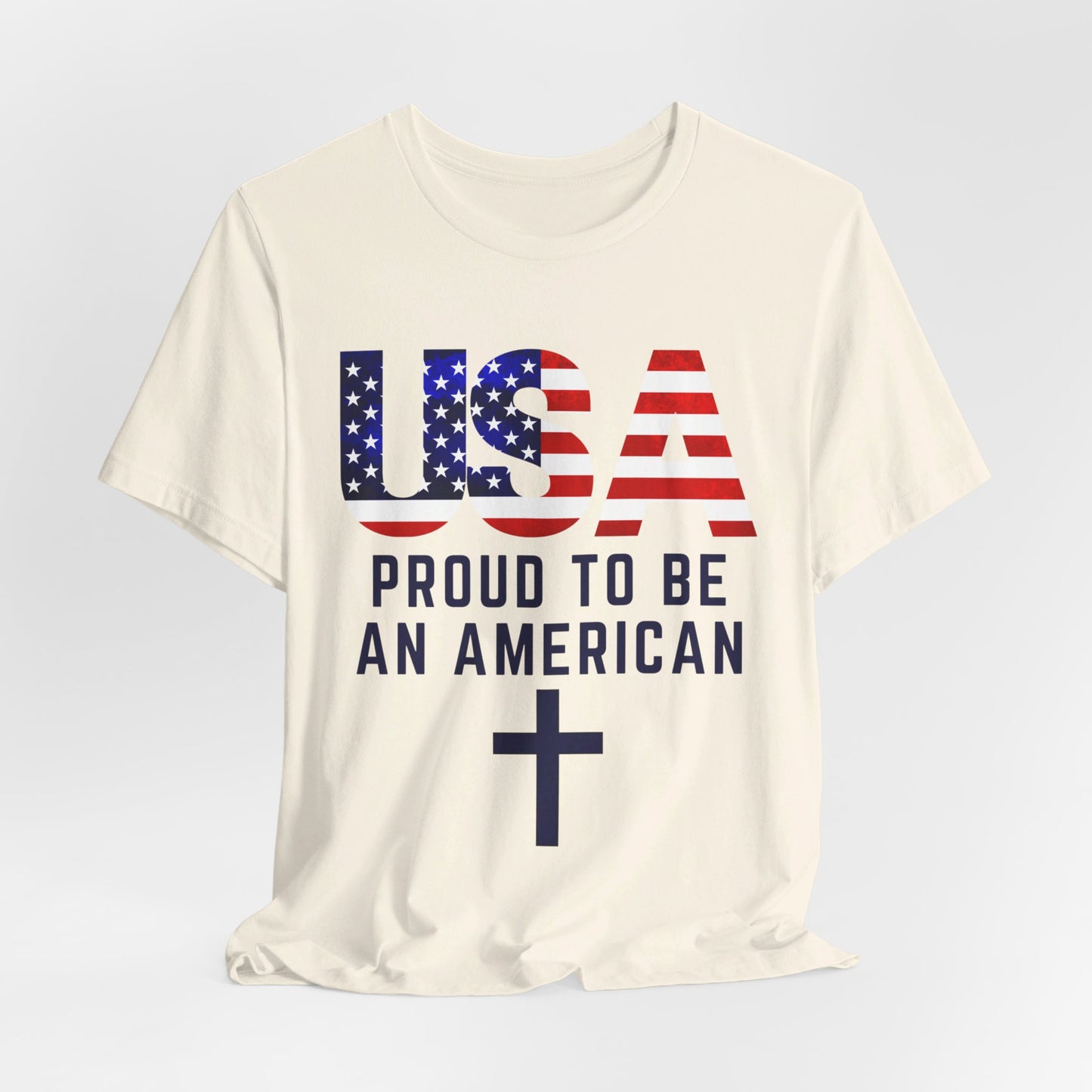 Proud to Be an American Unisex Jersey Short Sleeve Tee