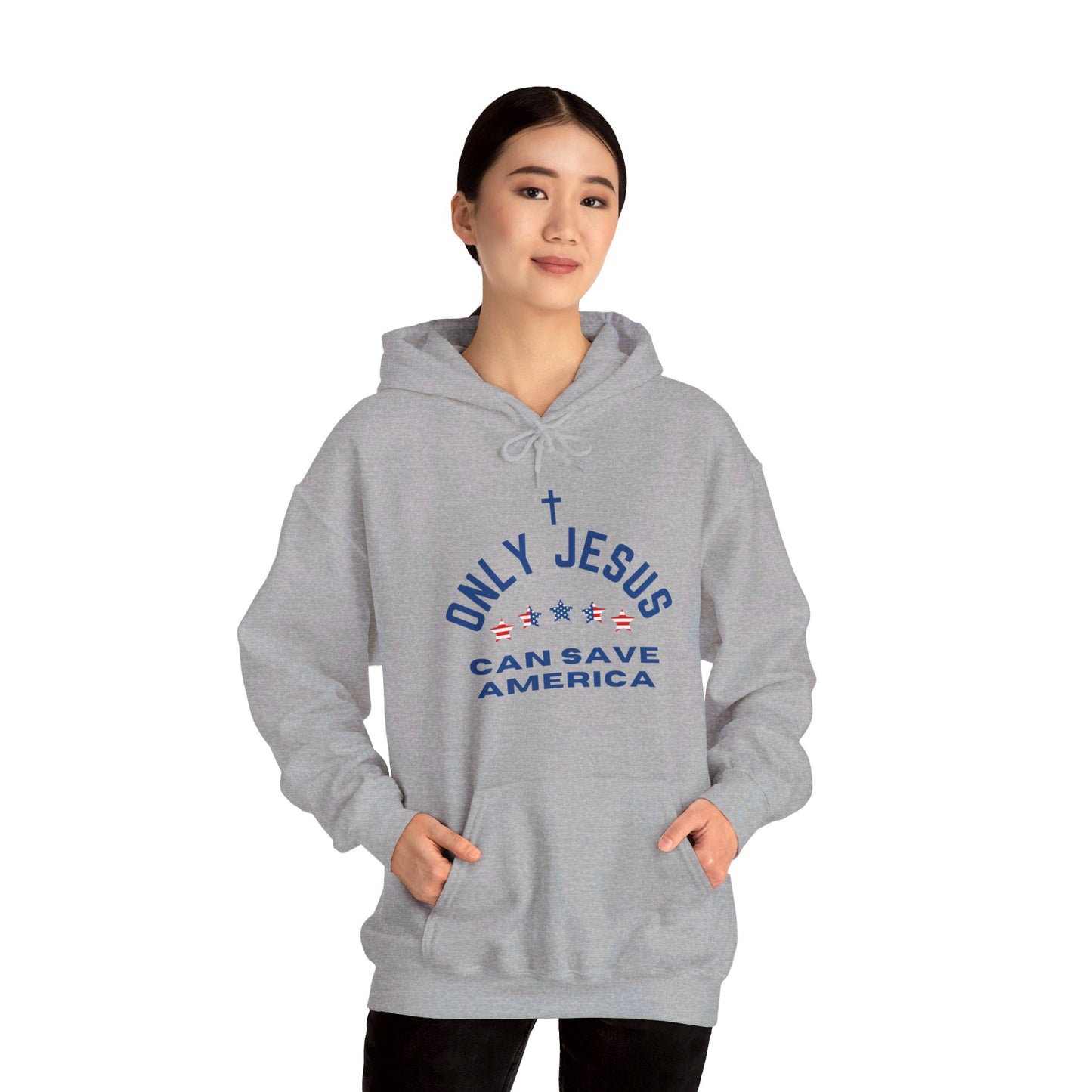 Only Jesus Can Save Unisex Heavy Blend™ Hooded Sweatshirt