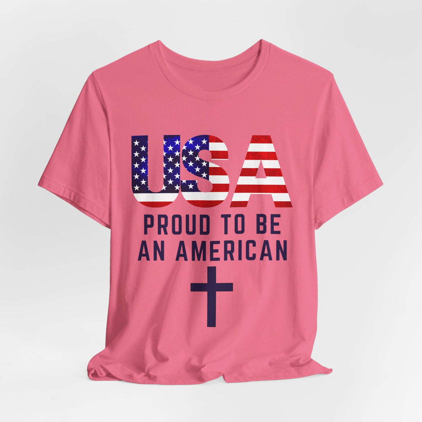 Proud to Be an American Unisex Jersey Short Sleeve Tee