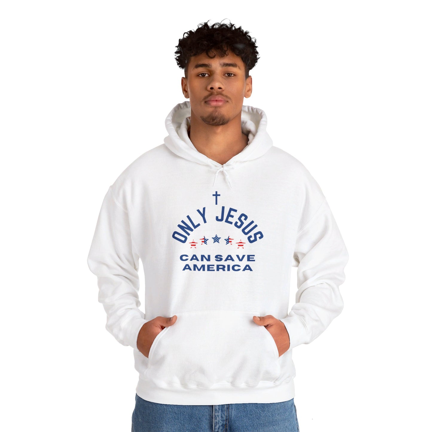 Only Jesus Can Save Unisex Heavy Blend™ Hooded Sweatshirt