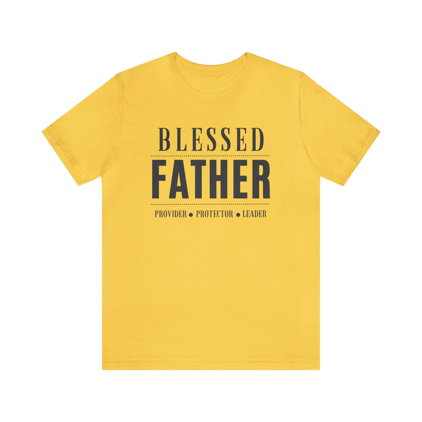 Blessed Father Protector Unisex Jersey Short Sleeve Tee