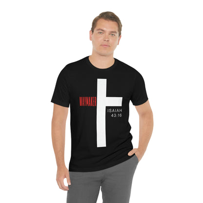 Isaiah 43:16 Unisex Jersey Short Sleeve Tee