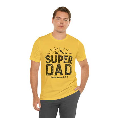 Super Dad Unisex Jersey Short Sleeve Tee