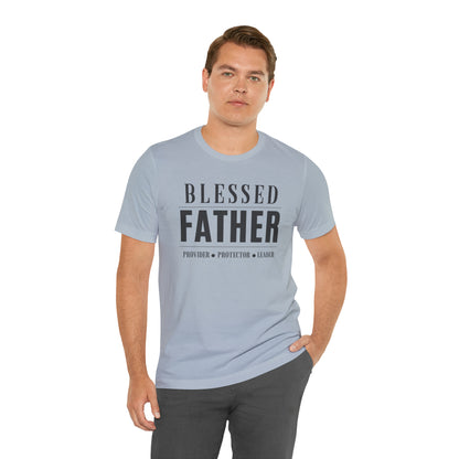 Blessed Father Protector Unisex Jersey Short Sleeve Tee