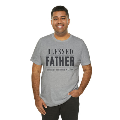 Blessed Father Protector Unisex Jersey Short Sleeve Tee