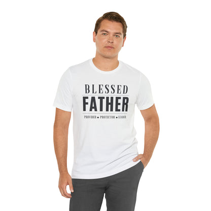 Blessed Father Protector Unisex Jersey Short Sleeve Tee