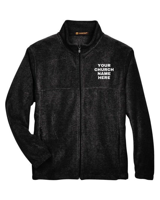 Mens Personalized Church Premium Full-Zip Fleece