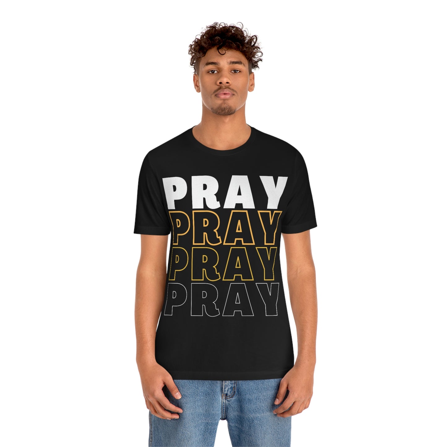 Pray More Unisex Jersey Short Sleeve Tee