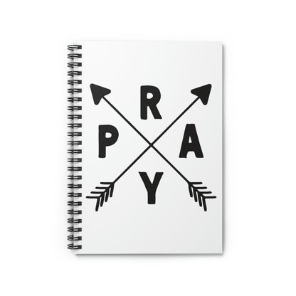 Pray Arrows Spiral Notebook - Ruled Line