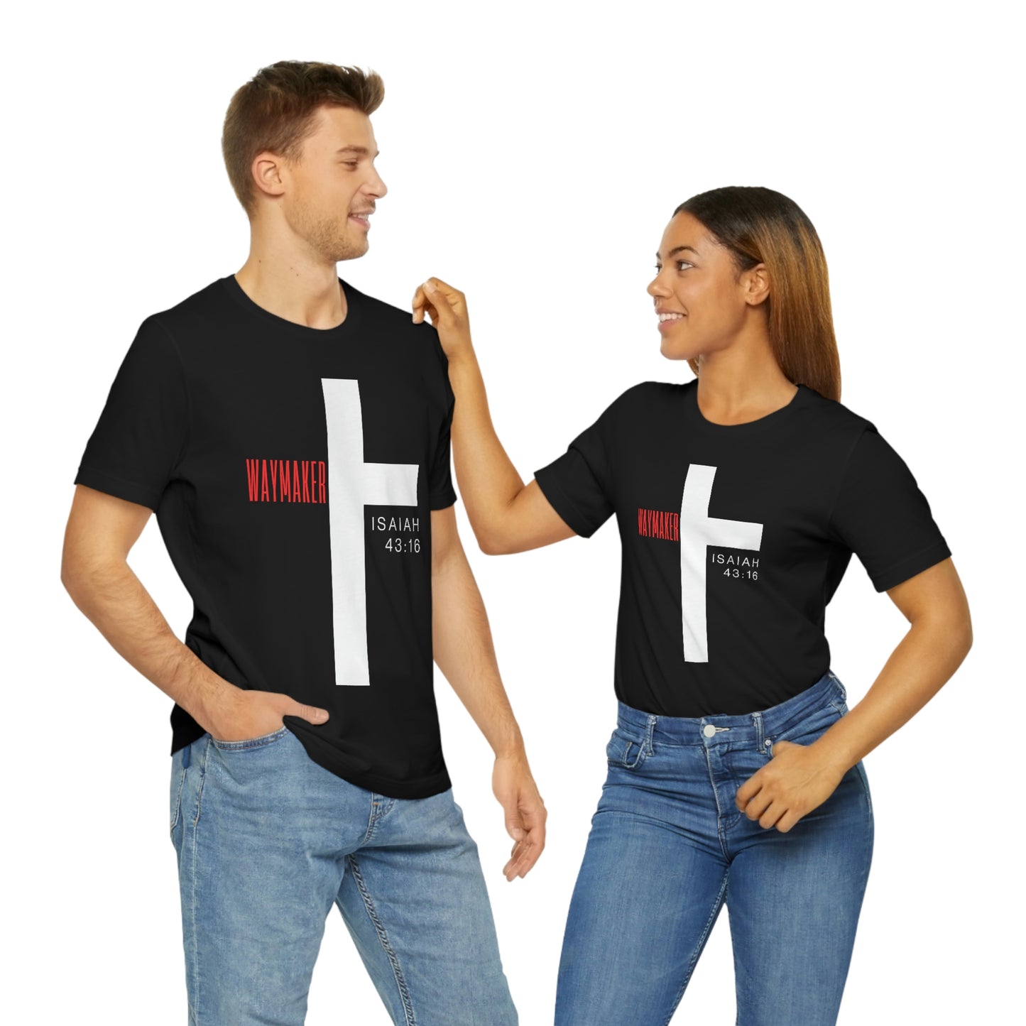 Isaiah 43:16 Unisex Jersey Short Sleeve Tee