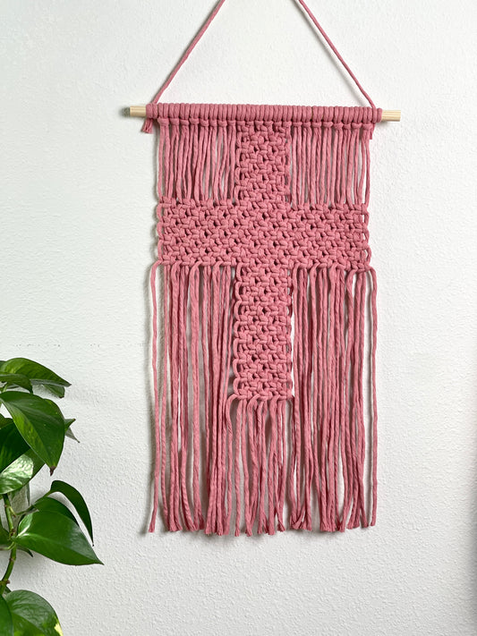 Macrame Cross Wall Hanging