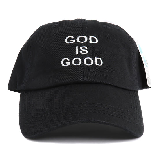 God Is Good Classic Smooth Cotton Ponytail Ballcap